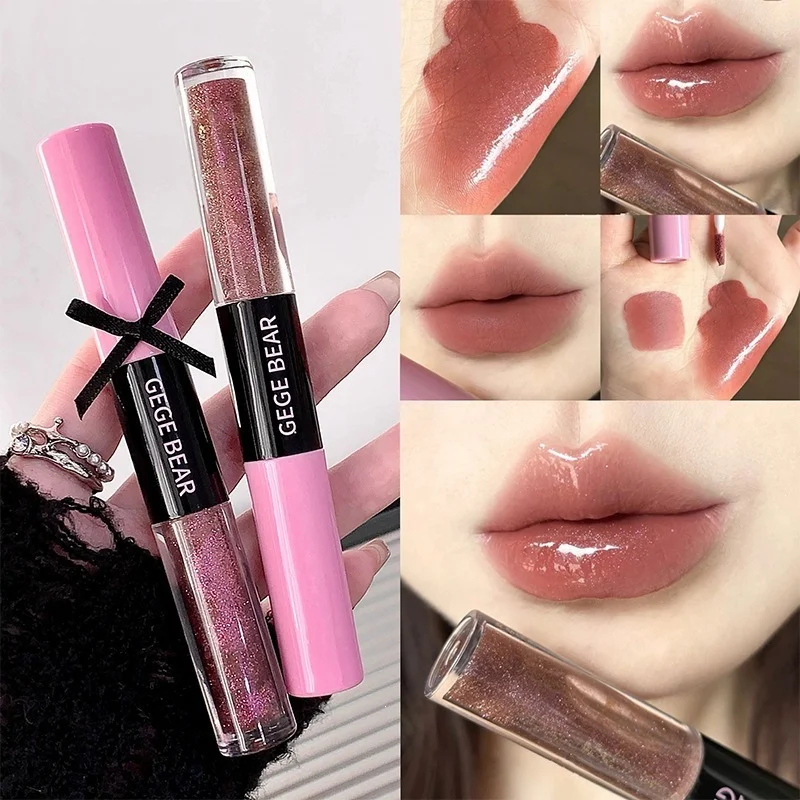 no-more-sticky-faded-lips-one-dual-ended-gloss-solves-it-all-geg-spqcw7dx-desc-1 dual-ended lip gloss pen with matte and mirror finish ends solving sticky and faded lip makeup frustration for all-day wear